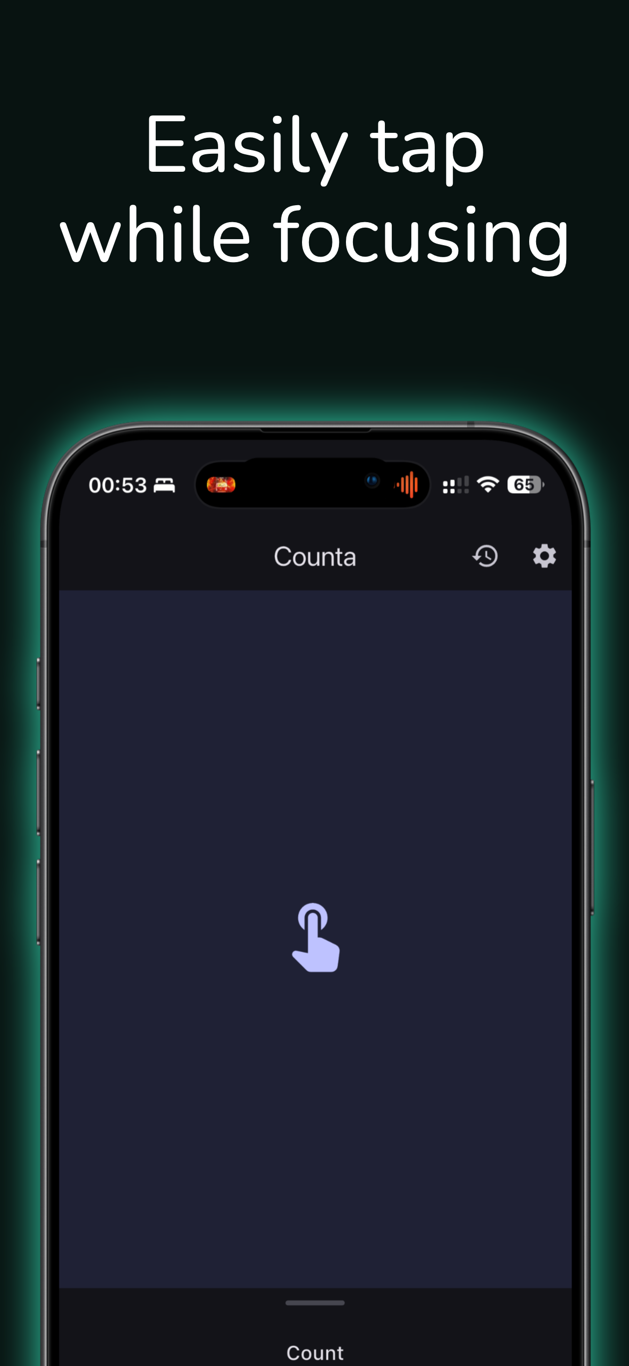 Counta counter screen